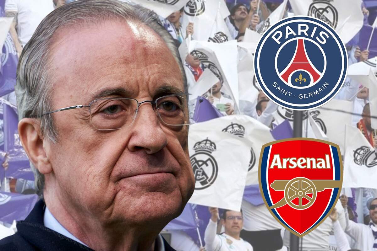 Florentino Pérez pelea con PSG y Arsenal por un fichaje de 90 millones