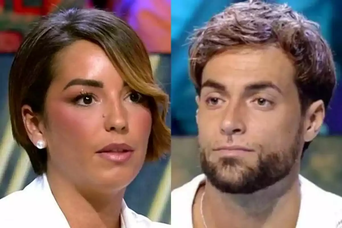 Two young people, Anita Williams with short hair in De Viernes and Montoya with a beard in Supervivientes, both with serious expressions and a blurred background Two young people, Anita Williams with short hair in De Viernes and Montoya with a beard in Supervivientes, both with serious expressions and a blurred background