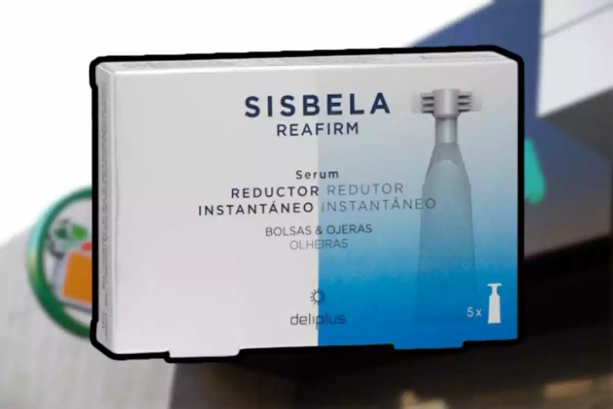 Caixa de sèrum reafirmant Sisbela Reductor Instantani de Deliplus per a bosses i ulleres Caixa de sèrum reafirmant Sisbela Reductor Instantani de Deliplus per a bosses i ulleres