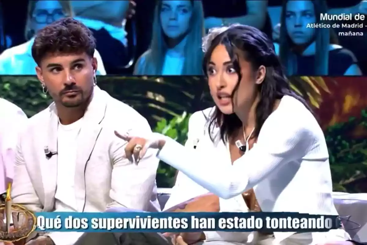 Samya al debat final de 'Supervivientes' Samya al debat final de 'Supervivientes'