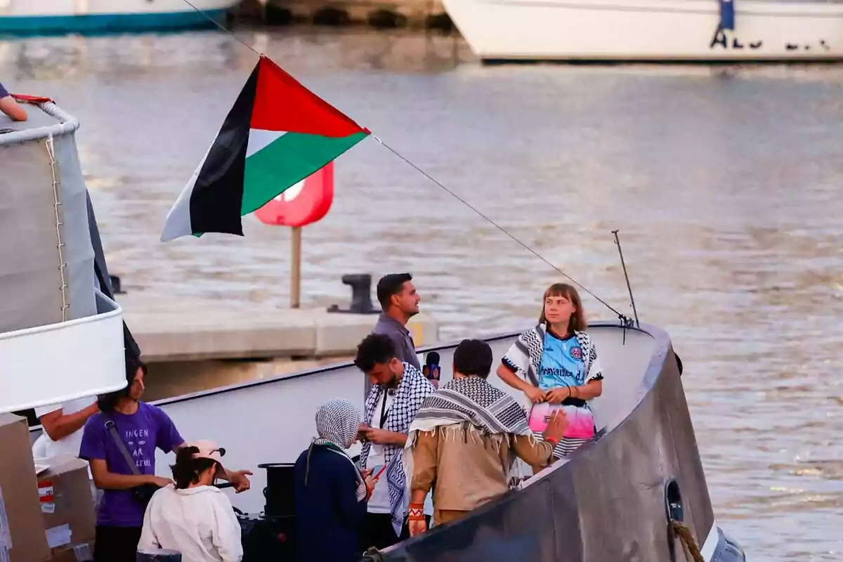 La Global Sumud Flotilla torna a salpar des del Port de Barcelona, l’1 de setembre de 20256, a Barcelona (Espanya). La Global Sumud Flotilla torna a salpar des del Port de Barcelona, l’1 de setembre de 20256, a Barcelona (Espanya).