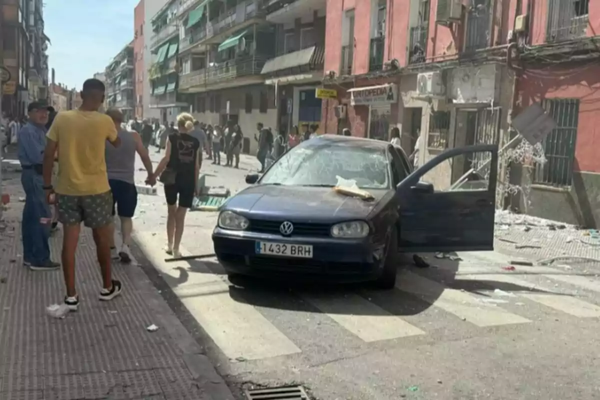14 heridos tras una explosión en un bar de Madrid: uno de ellos grave