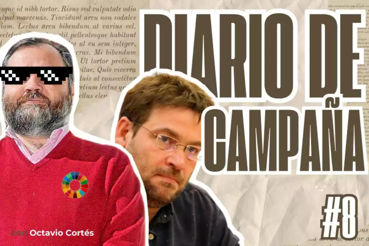 Caràtula del diari de campanya amb Octavio Cortés i Albano Dante Fachin