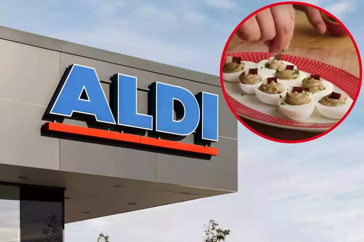 Recepta d'ous farcits de foie proposada pel supermercat Aldi