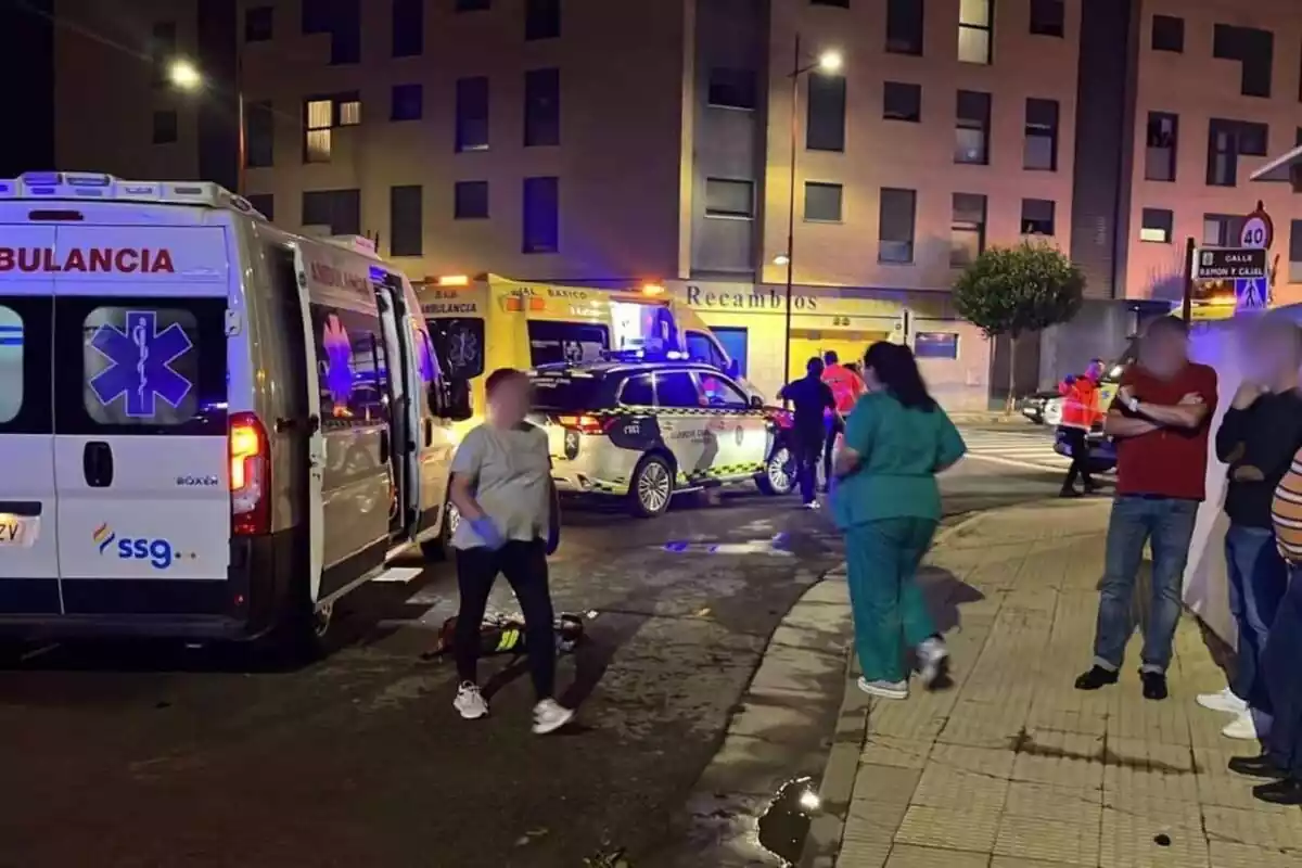 Lloc de l'accident a sanitaris d'Haro, La Rioja