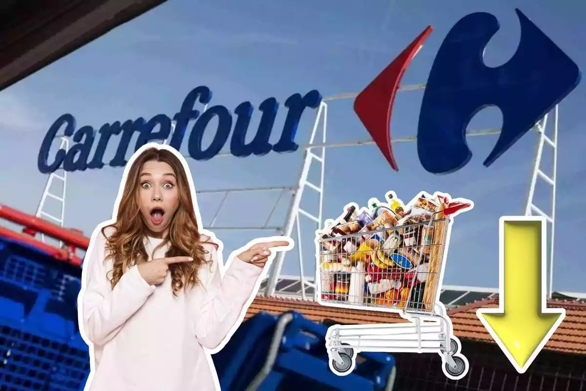 Carrefour baixa el preu del carretó de la compra