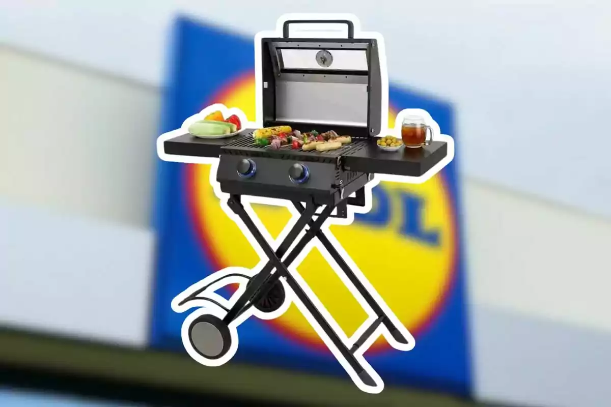 Barbacoa amb dos cremadors de Lidl Barbacoa amb dos cremadors de Lidl