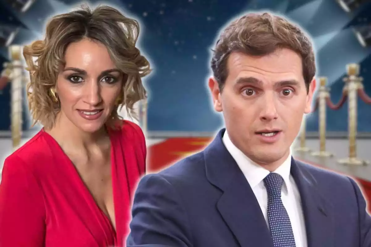 Fotomuntatge d'Albert Rivera i la seva exparella Beatriz Tajuelo