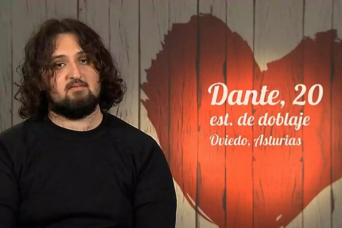 Captura de Dante a 'First Dates'