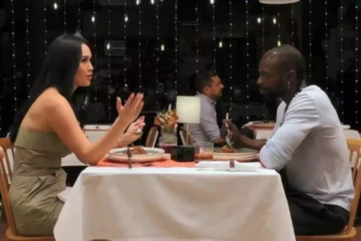 Captura de Dosel i una soltera a 'First Dates'