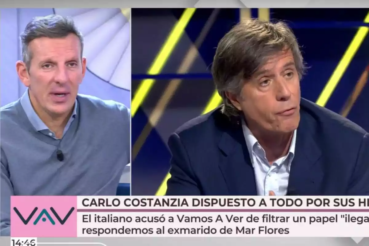 Captura de Joaquín Prat parlant de Carlo Constanzia a 'Vamos a veure' Captura de Joaquín Prat parlant de Carlo Constanzia a 'Vamos a veure'