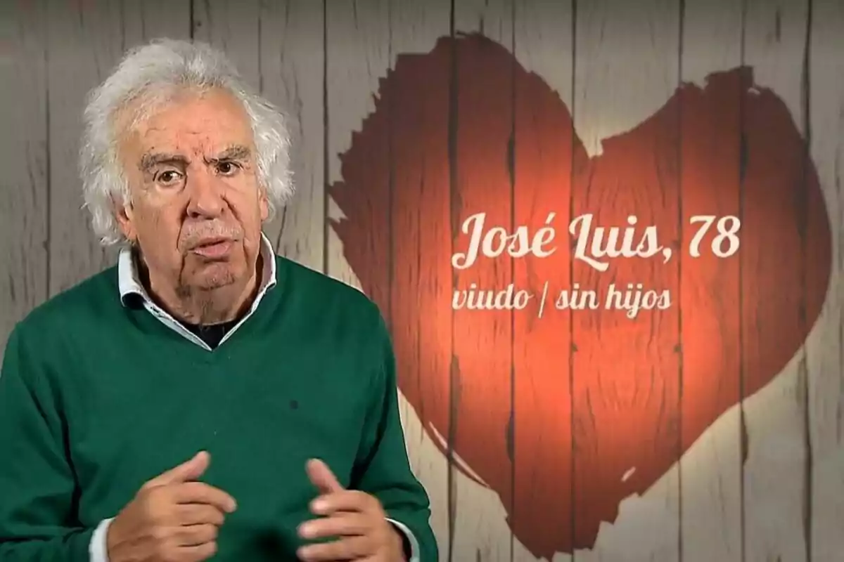 Captura de José Luis a 'First Dates'