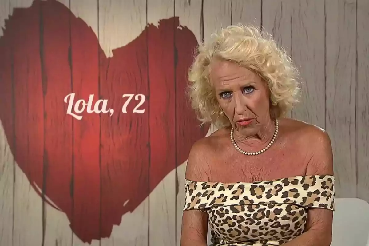 Captura de Lola a 'First Dates'