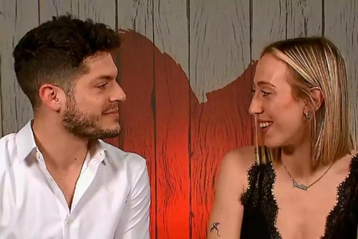 Captura de Manuel y Judith en la decisión final de 'First Dates'