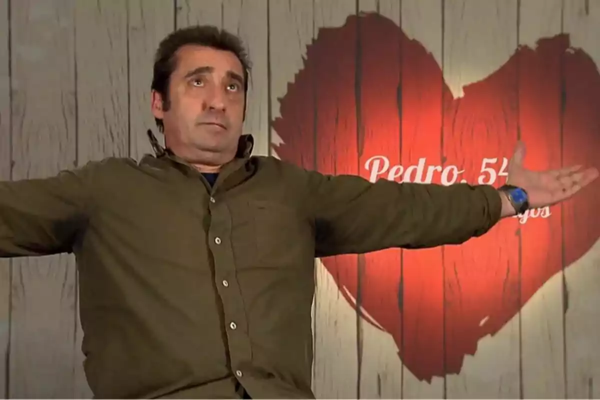 Captura de Pedro a 'First Dates'