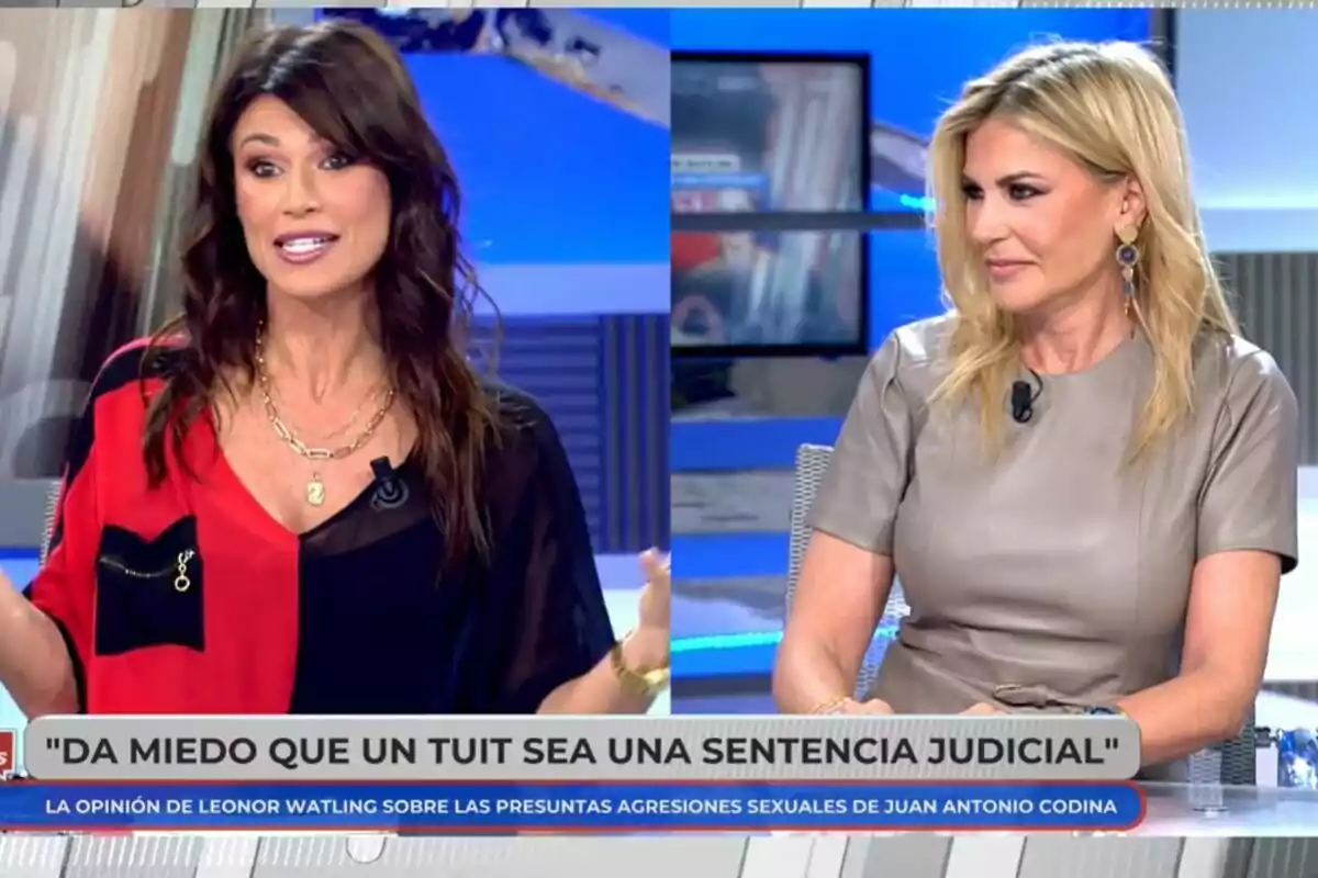 Captura de Sonia Ferrer i Patricia Cerezo a 'En boca de todos'