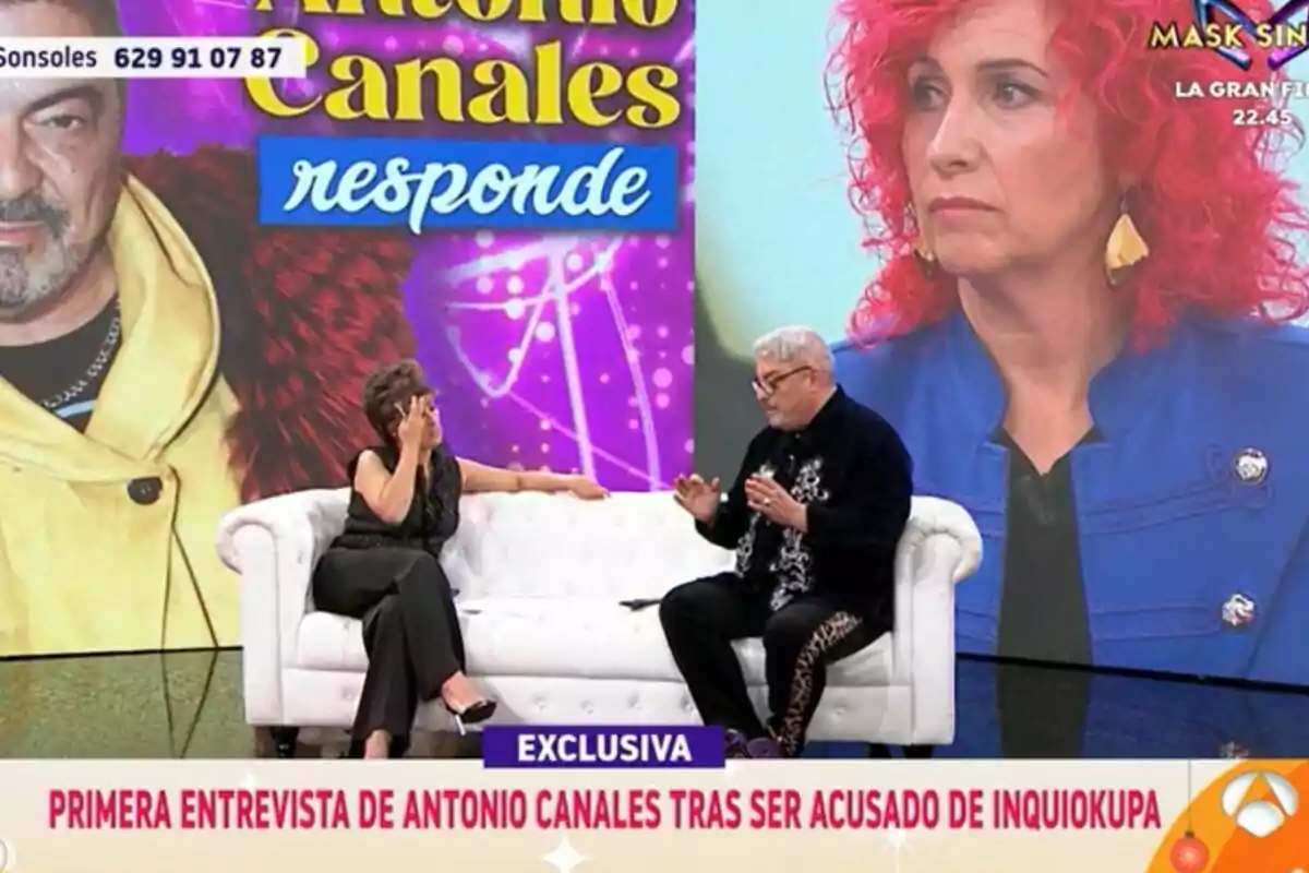 Captura de Sonsoles Ónega i Antonio Canales a 'I Ahora Sonsoles'