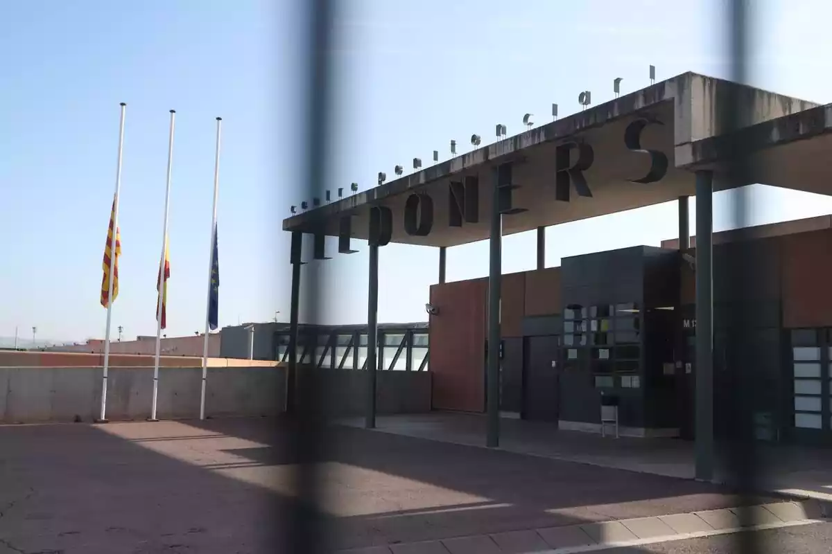 Vista de l'accés a la presó de Lledoners, a 18 de març de 2024, a Sant Joan de Vilatorrada, Barcelona, Catalunya (Espanya)