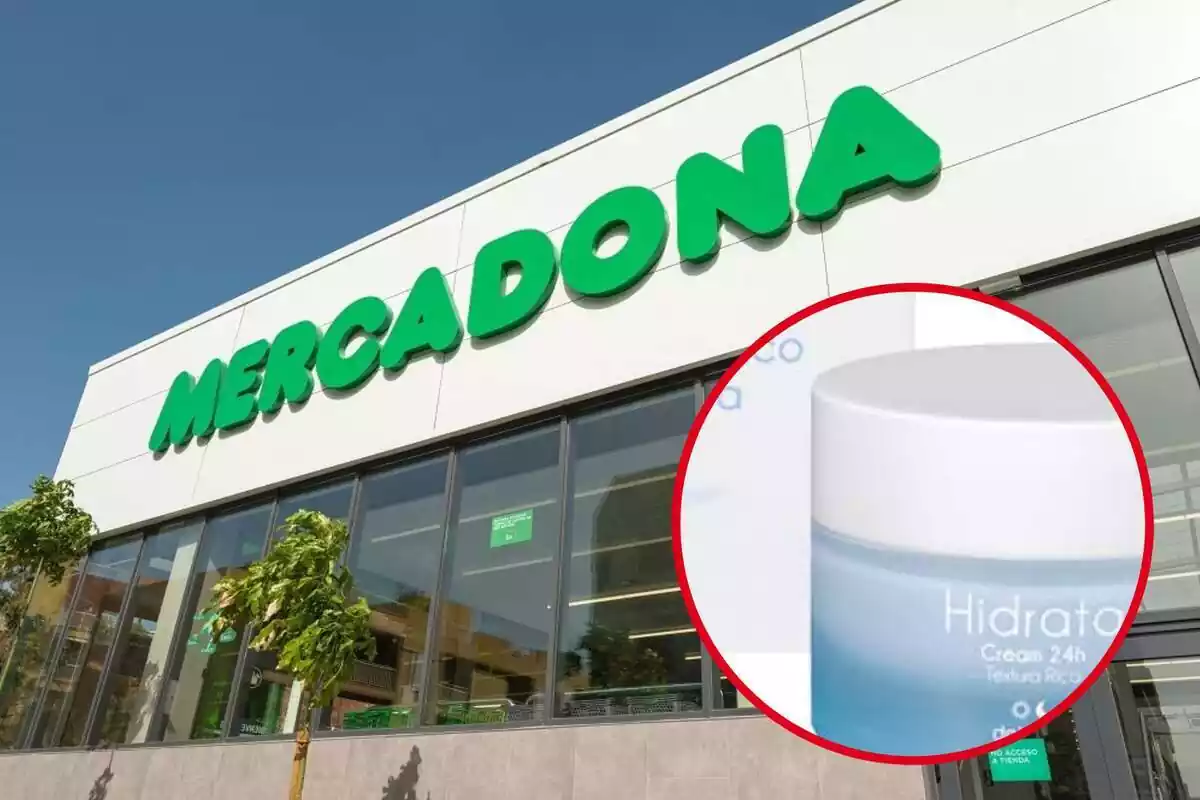 Crema hidrata de Mercadona