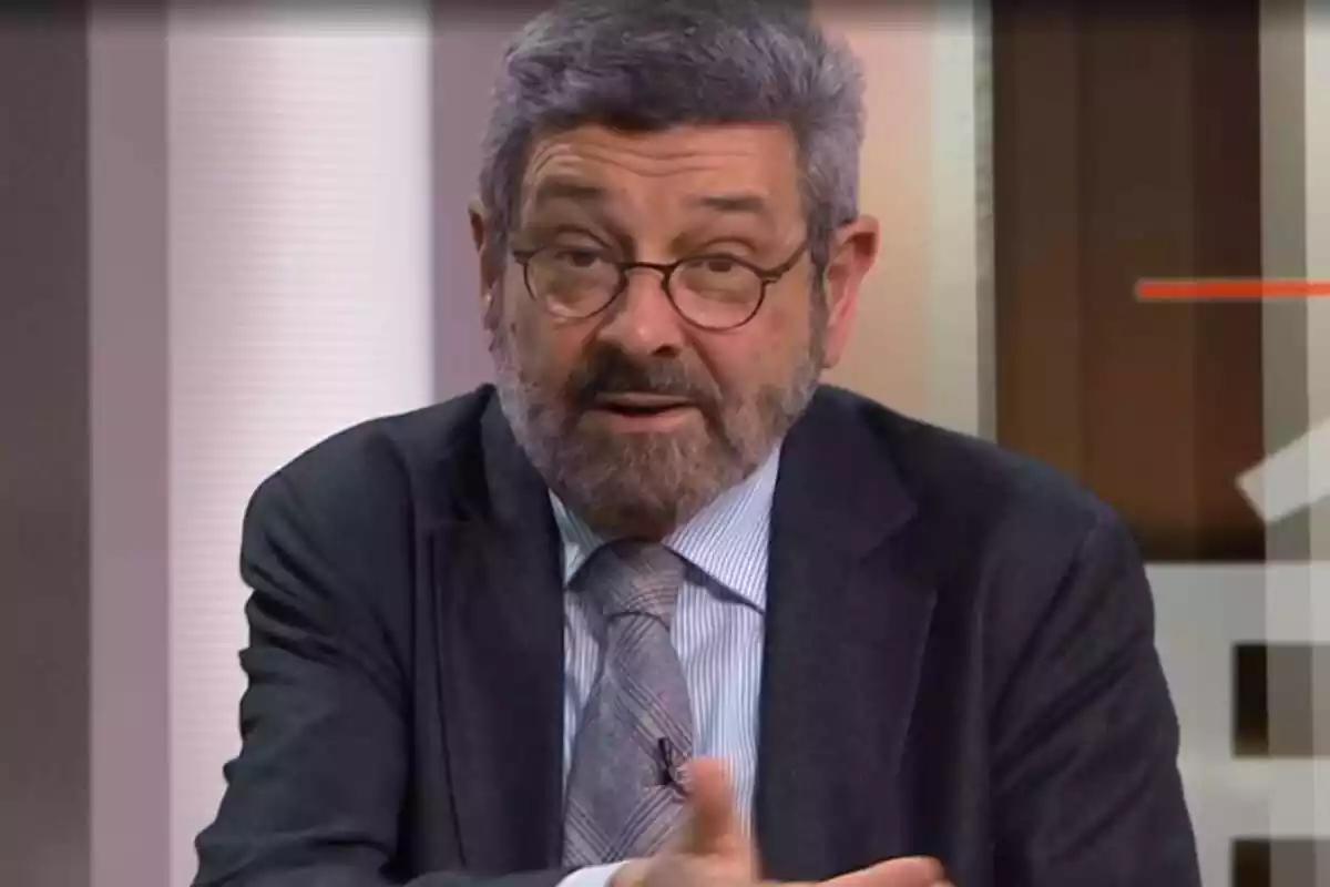 Imatge de Joan B. Culla, historiador català, a TV3