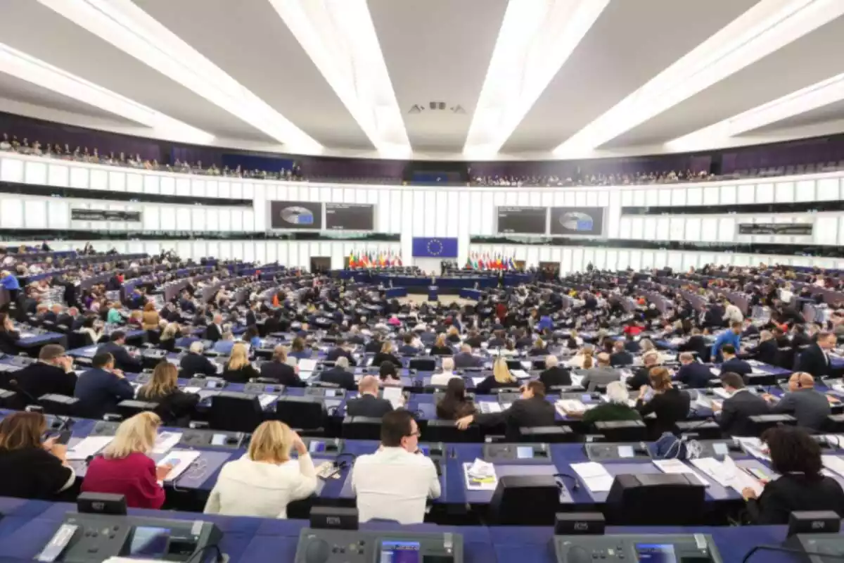 Debat del Parlament Europeu a Strasburg el 22 de novembre de 2022