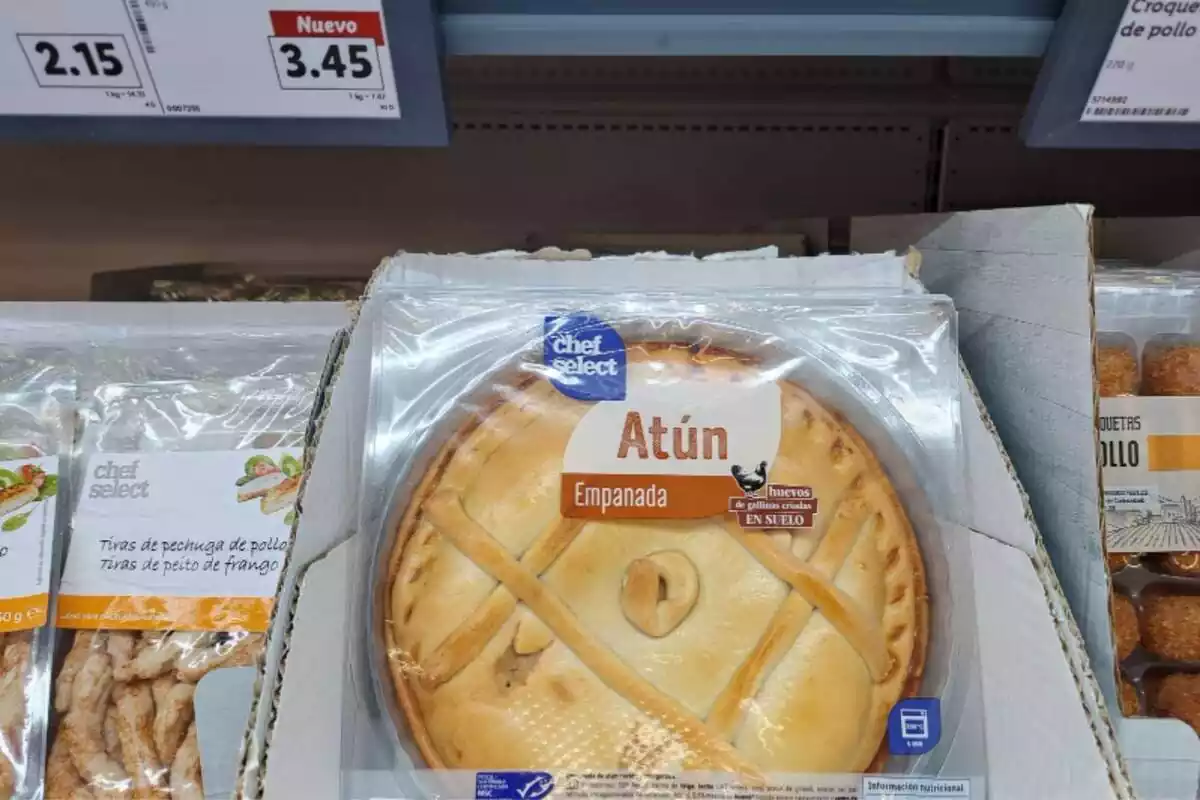 Empanada de tonyina de la marca Xef Select de Lidl