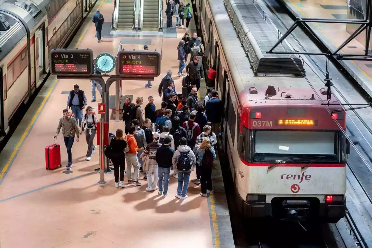 Imatge de l'estació d'Atocha a Madrid