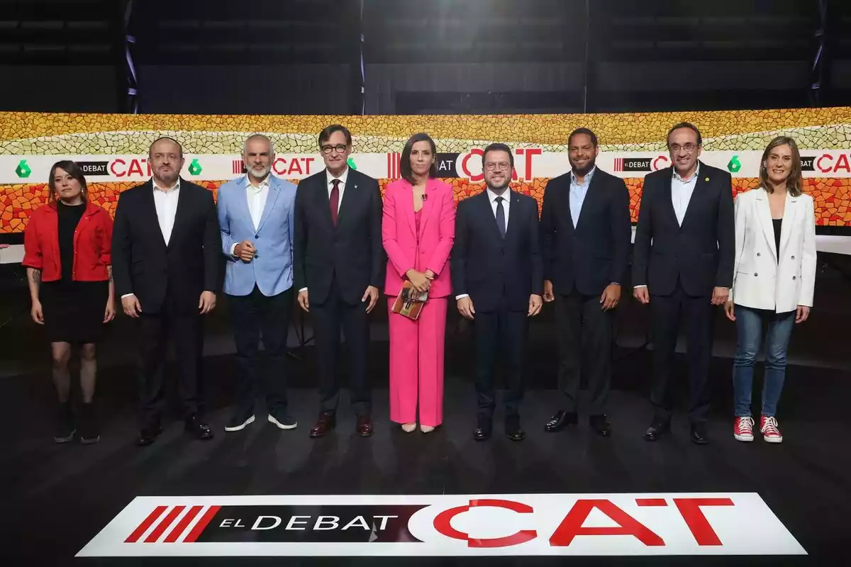 Foto del debat del Debat Cat les al·leccions de Catalunya
