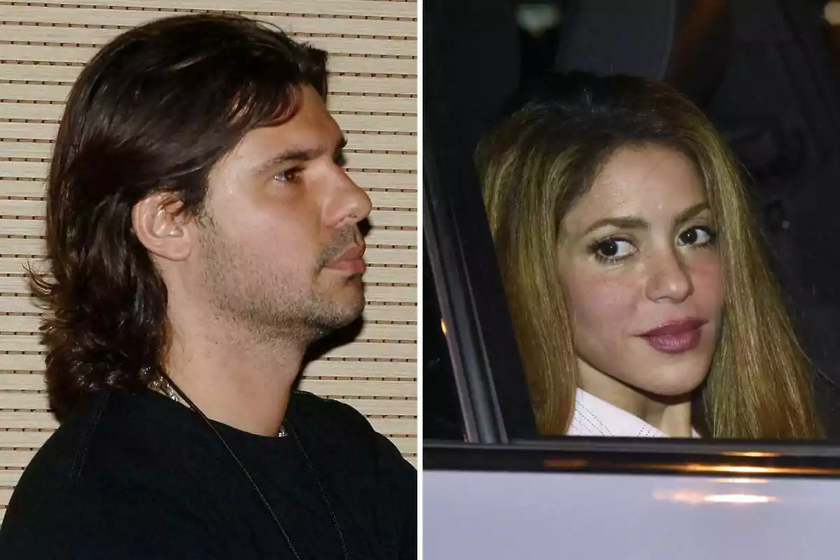 Two people in a photo montage, one on the left with dark hair and the other on the right with light hair, both looking in opposite directions. Two people in a photo montage, one on the left with dark hair and the other on the right with light hair, both looking in opposite directions.