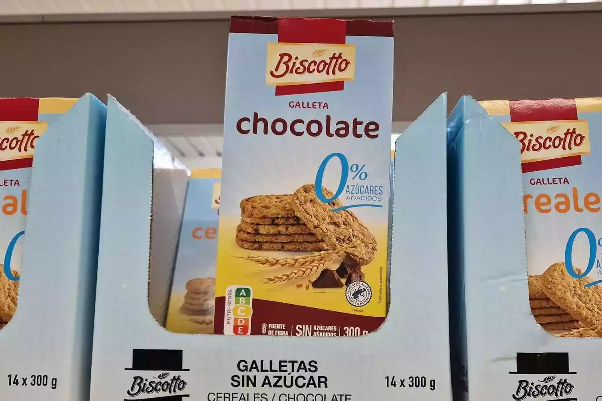 Galeta xocolata 0% sucres afegits d'Aldi