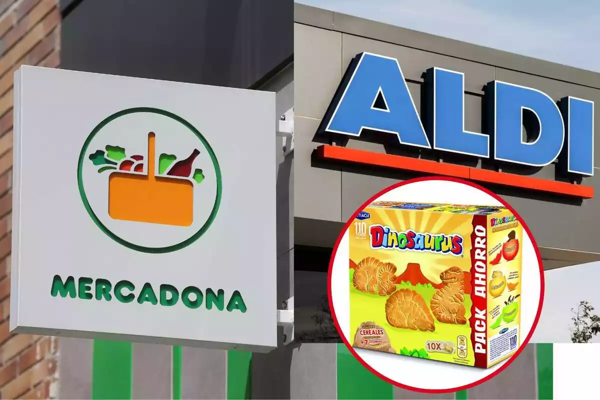 Mercadona i Aldi han clonat les galetes Dinosaurus