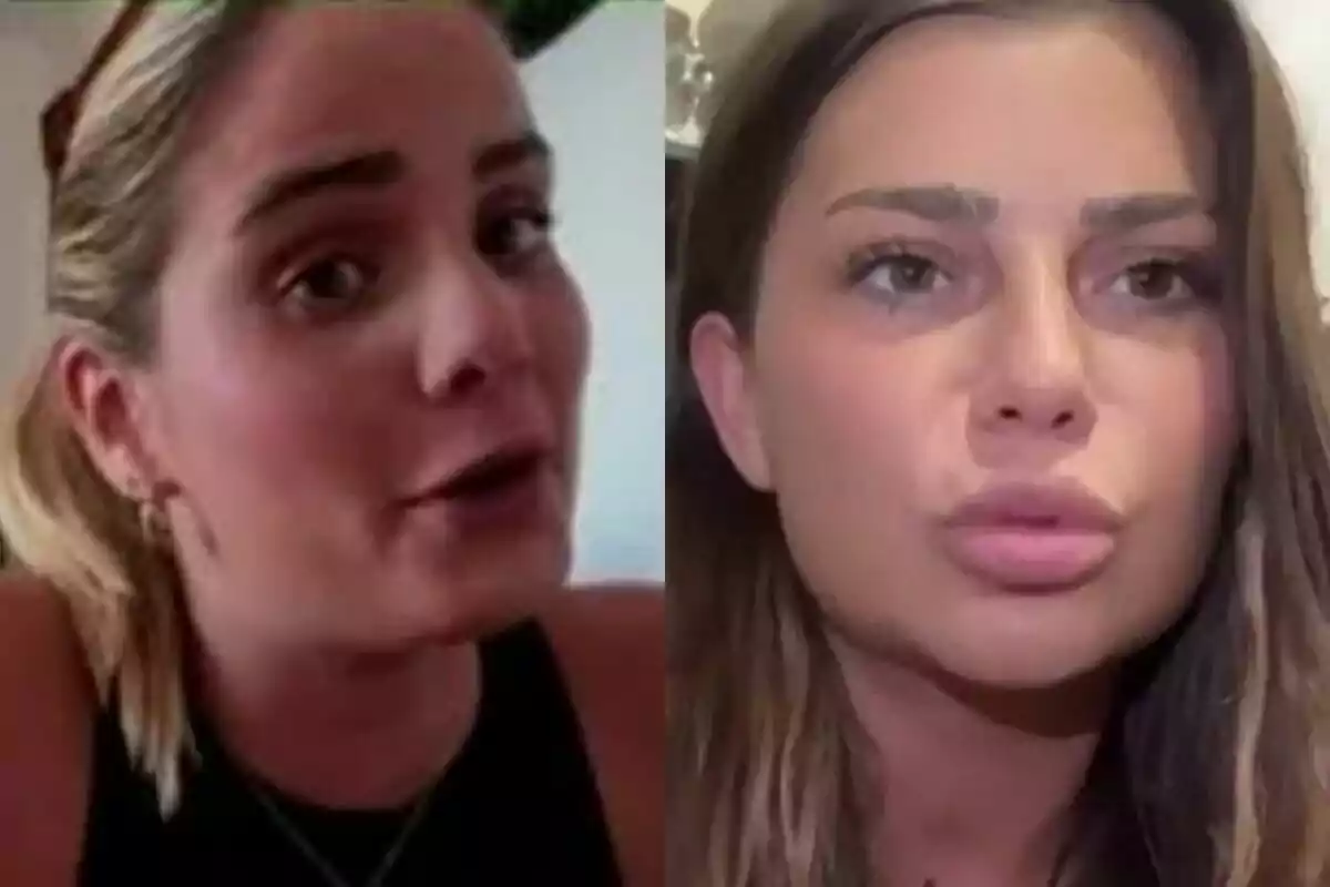 Gloria, germana de Manuel, i Gabriella apareixen en una imatge dividida, cadascuna mostrant una expressió facial diferent.