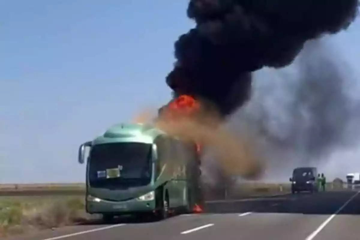 Incendi d'un autobus