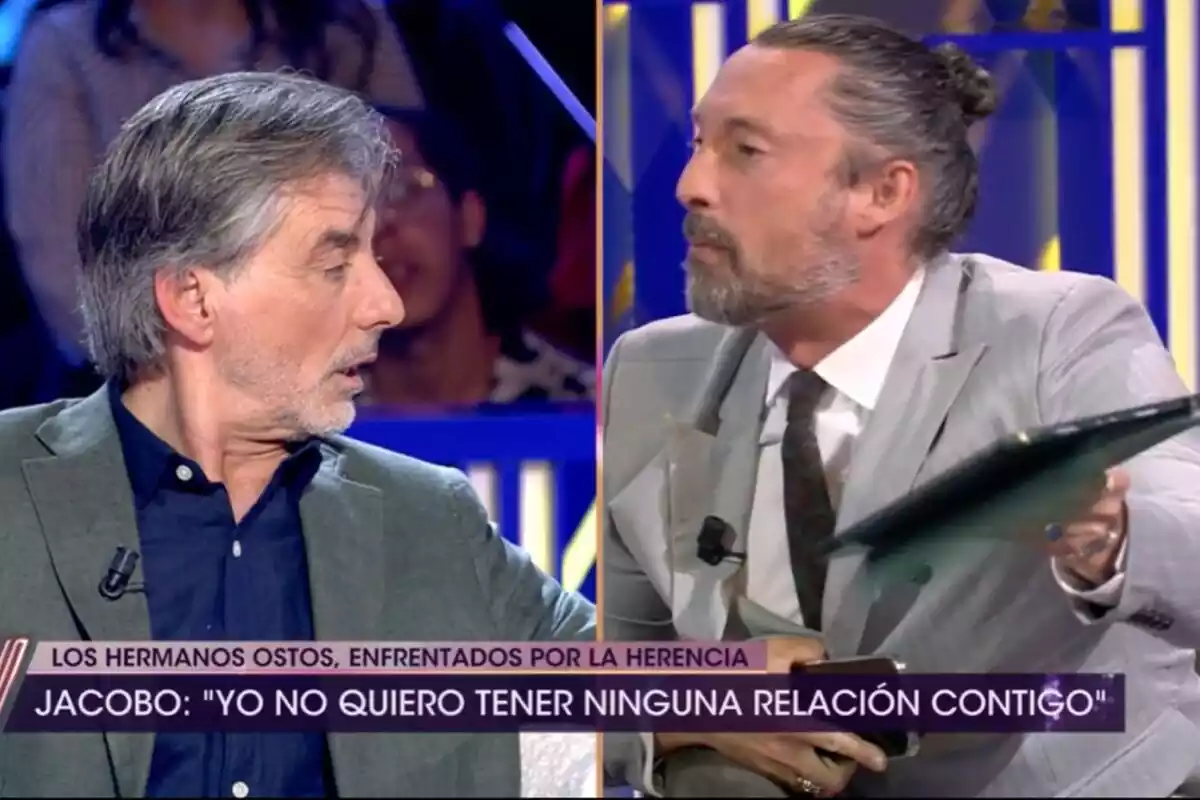 Captura de la bronca entre Jaime Ostos y José Antonio León en De Viernes