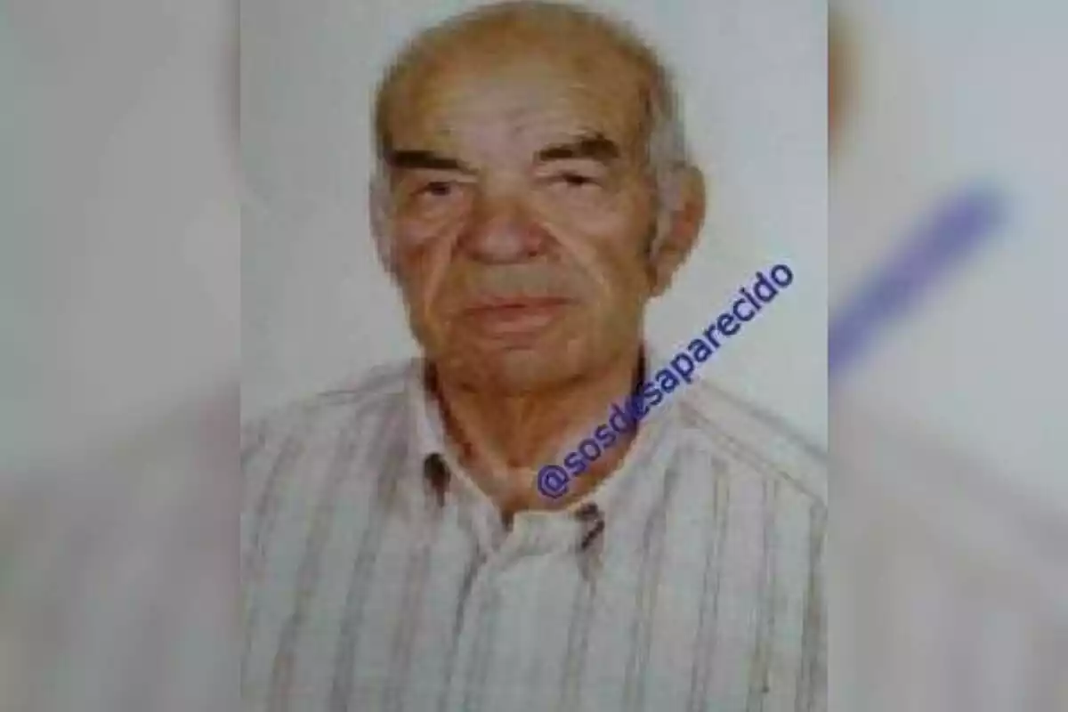 José Molina, ancià desaparegut el 19 d'octubre del 2011 a Barcelona