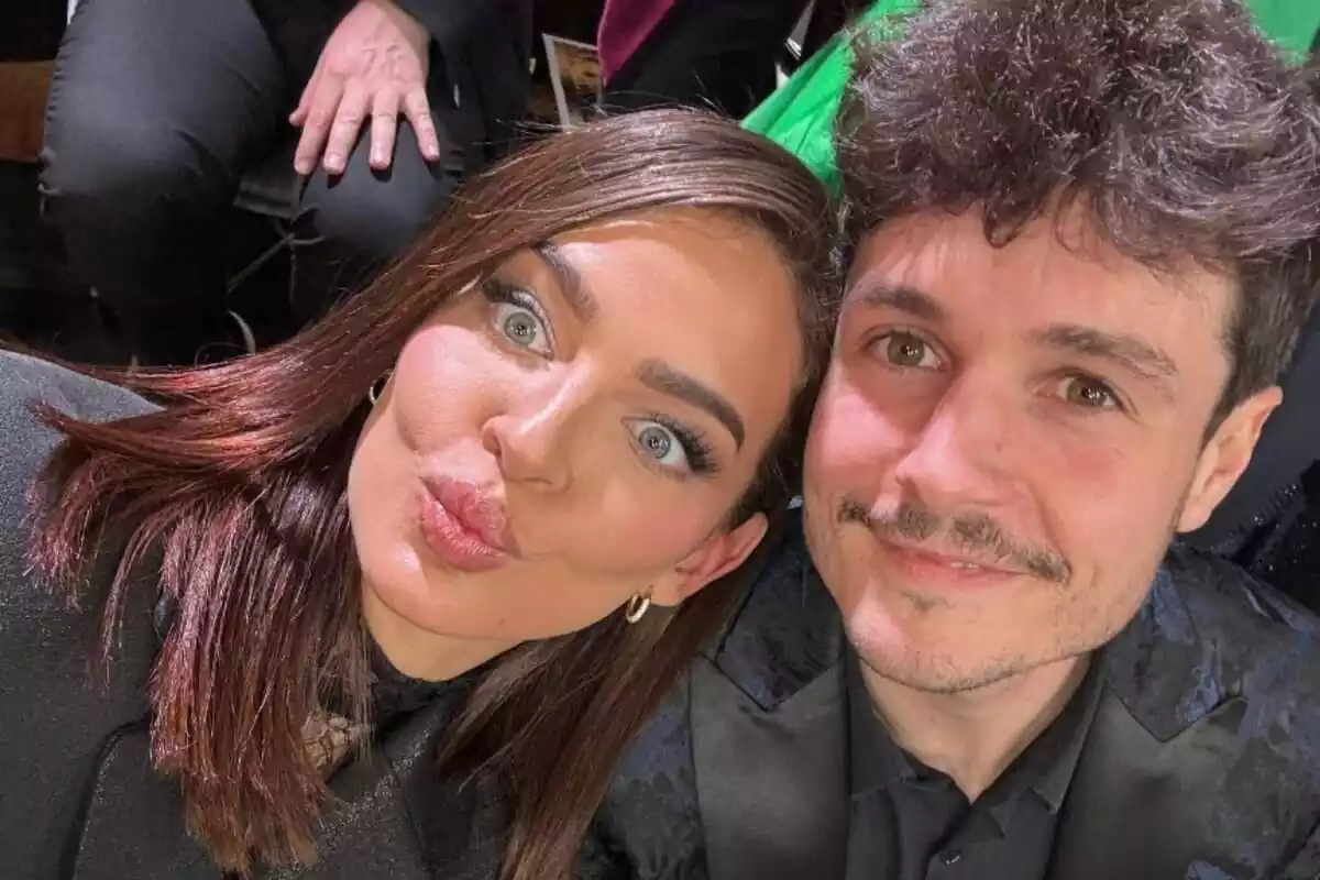 Laura Escanes i Miki Núñez a la gala 40 anys i una nit de TV3