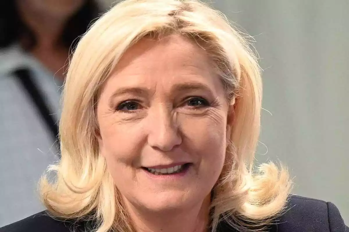 Primer pla de Marine Le Pen
