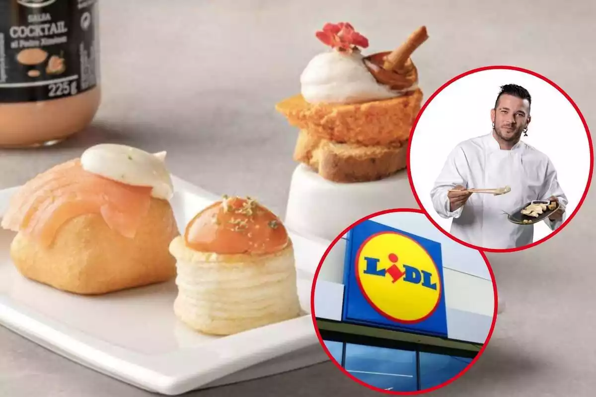 Tres opcions d'aperitius de Nadal amb productes de Lidl fets per Carlos Maldonado