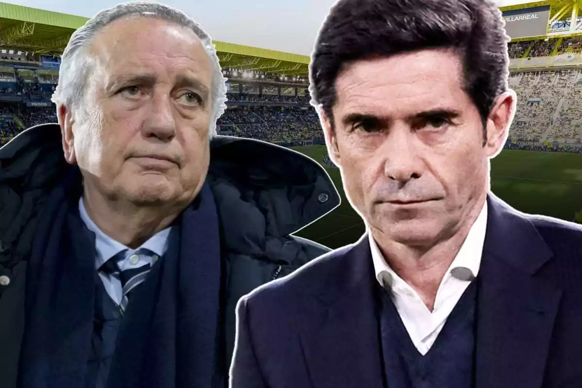 Image of Marcelino with Fernando Roig in a montage
