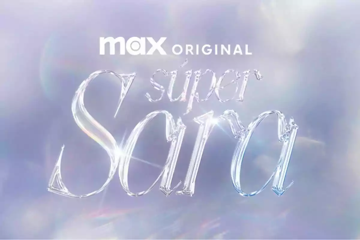 Text en un fons brillant que diu "max original super Saria".
