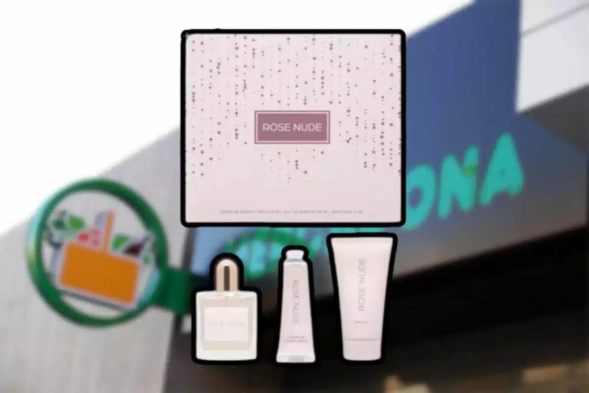 A set of beauty products called A set of beauty products called