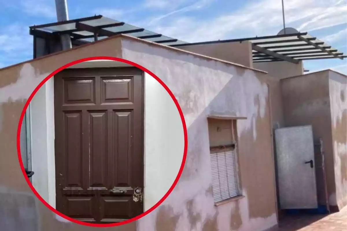 Muntatge d´un pis de lloguer de 12 m2 i la porta del mateix