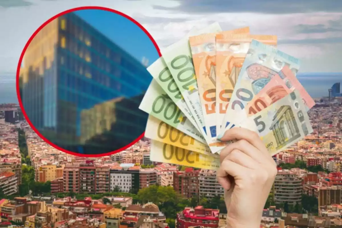 Muntatge de Barcelona, amb diners i un edifici
