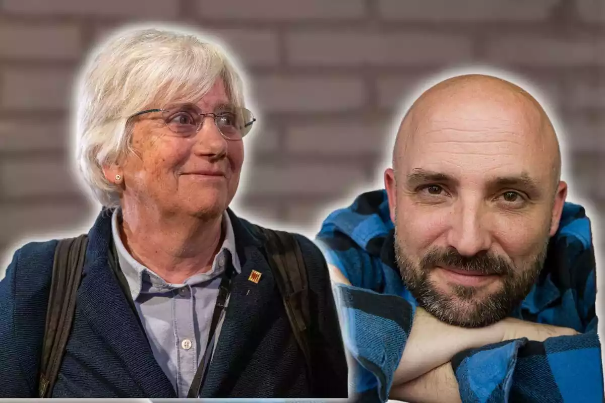 Muntatge de Clara Ponsatí amb Jordi Graupera