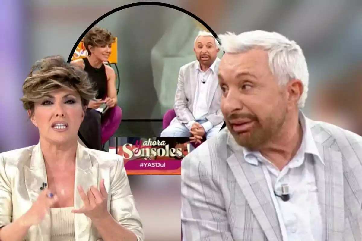 Persones participant en un programa de televisió anomenat "Y ahora Sonsoles".