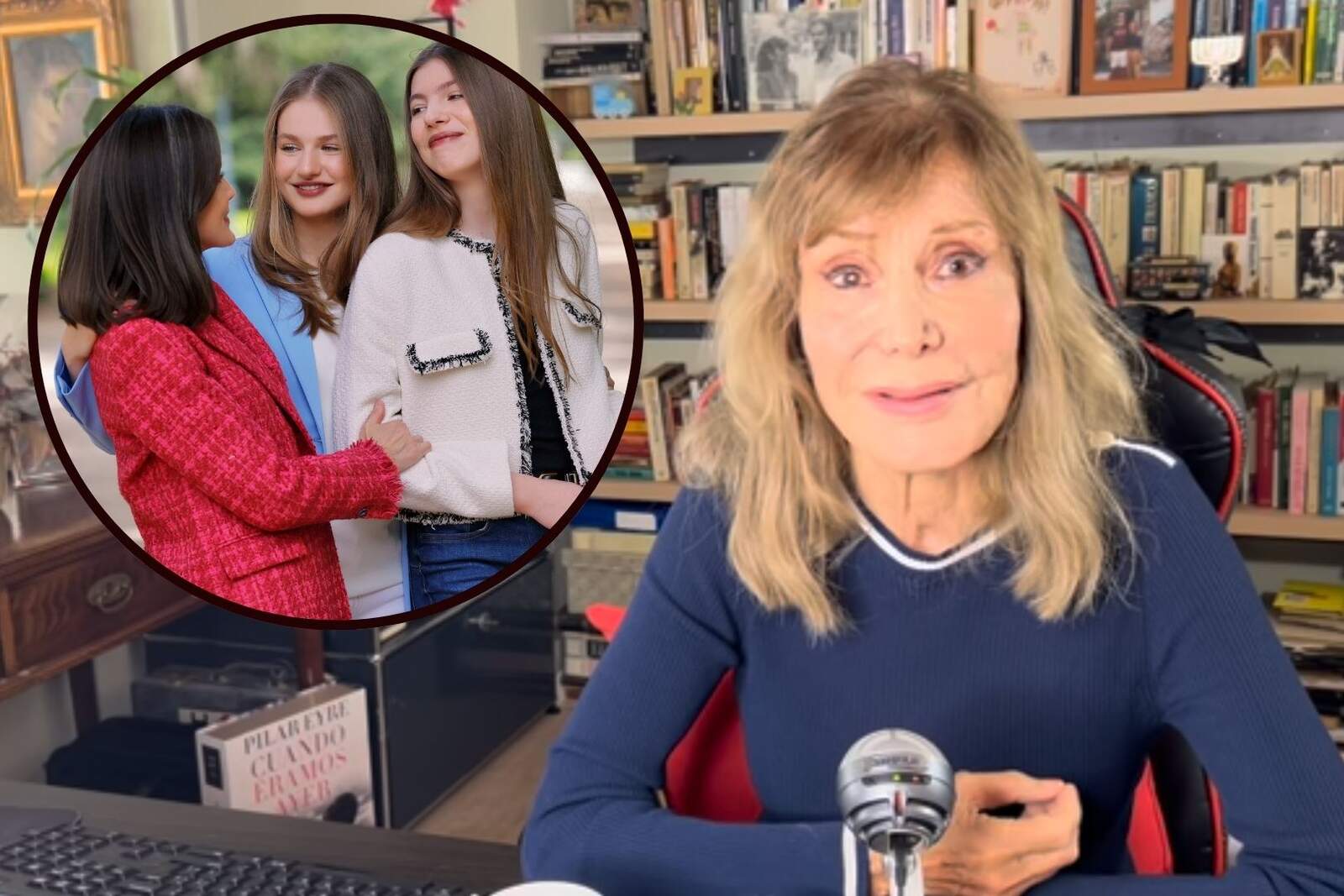 Pilar Eyre confirma un dato clave sobre la infanta Sofía al ver sus fotos  con Leonor