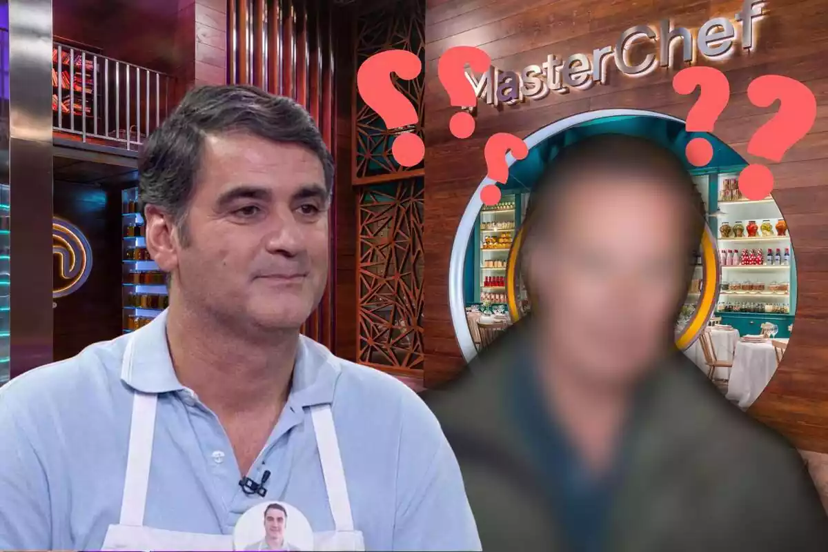 Muntatge amb primer pla de Jesulín d'Ubrique a 'MasterChef'