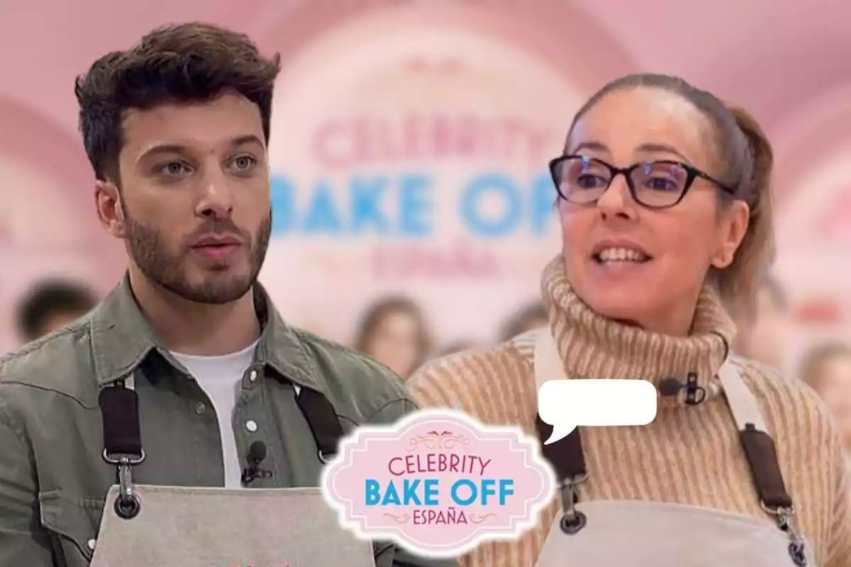 Muntatge de Rocío Carrasco i Blas Cantó, concursants de "Celebrity Bake Off España"