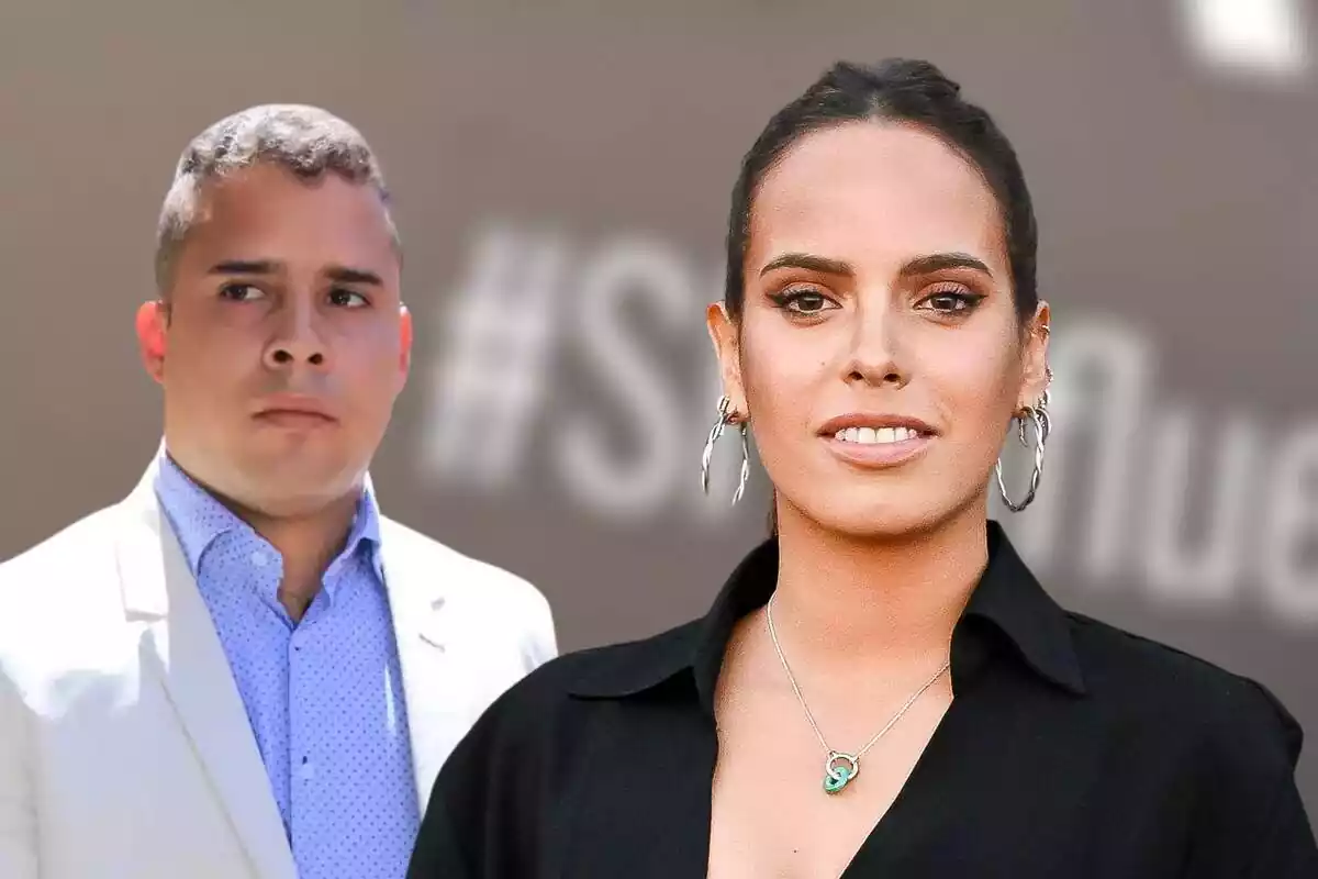 Muntatge amb la cara de Gloria Camila somrient i José Fernando Ortega seriós