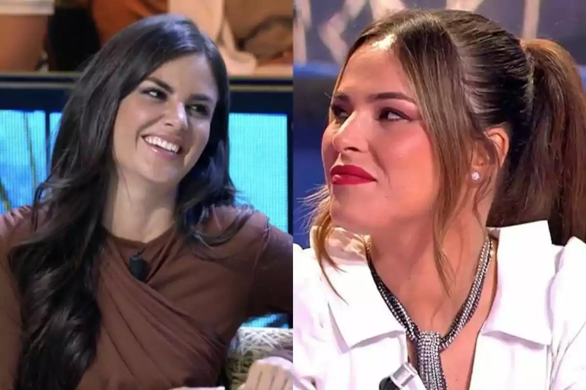 Muntatge d'Alexia Rivas i Marta Peñate en debats